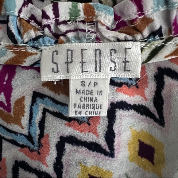 Spense Colorful Geometric Graphic Tank Size Small Lightweight & Cool Fabric EUC - Picture 4 of 5